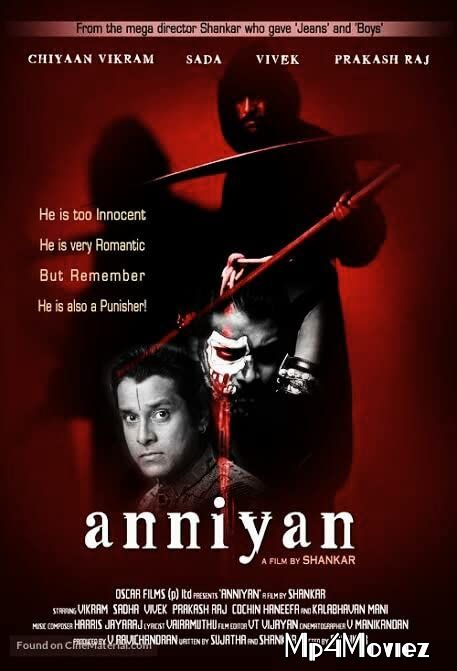 Anniyan (Aparichit) 2005 Hindi Dubbed UNCUT Movie HDRip download full movie