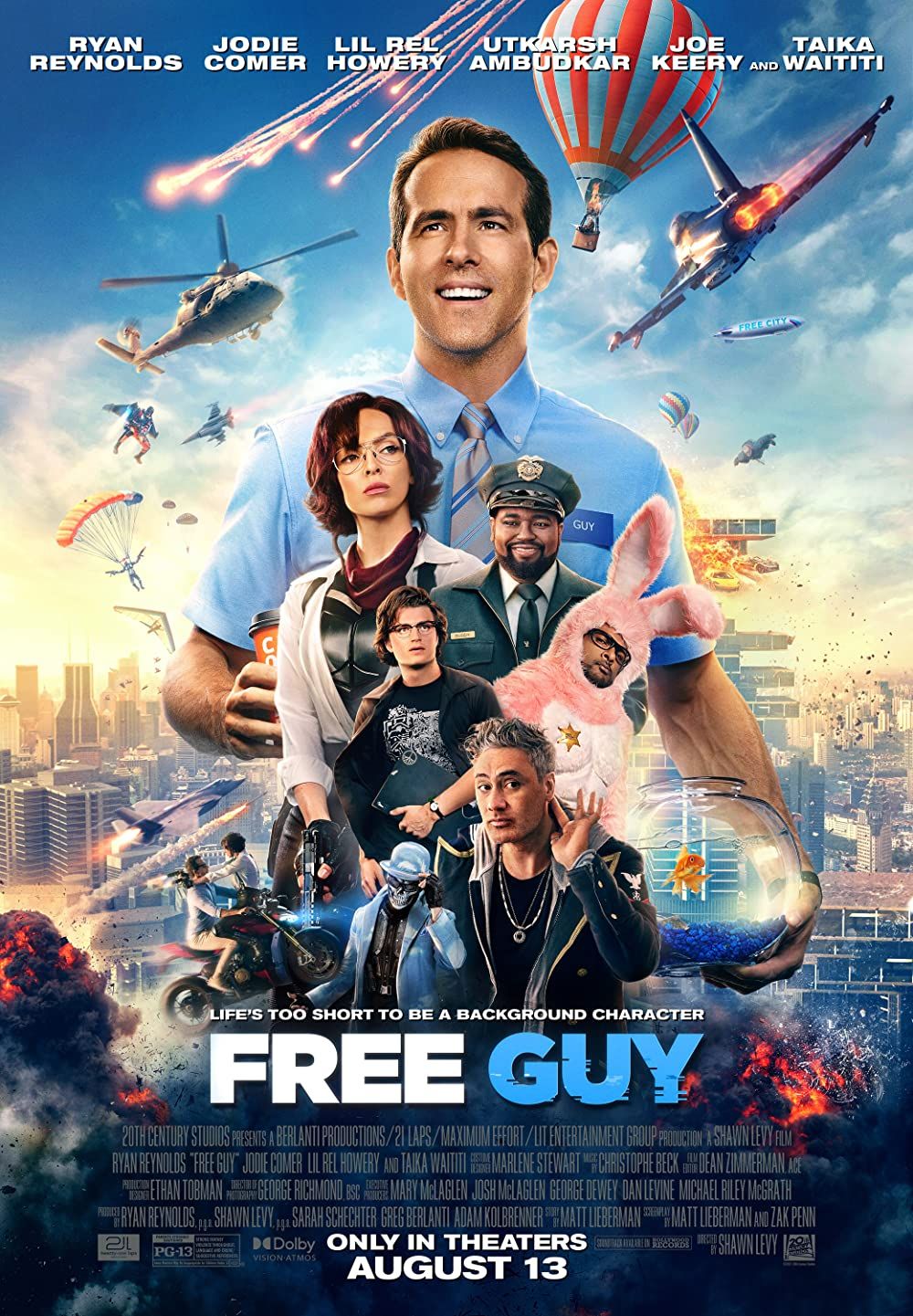 Free Guy (2021) Hindi Dubbed ORG BluRay download full movie