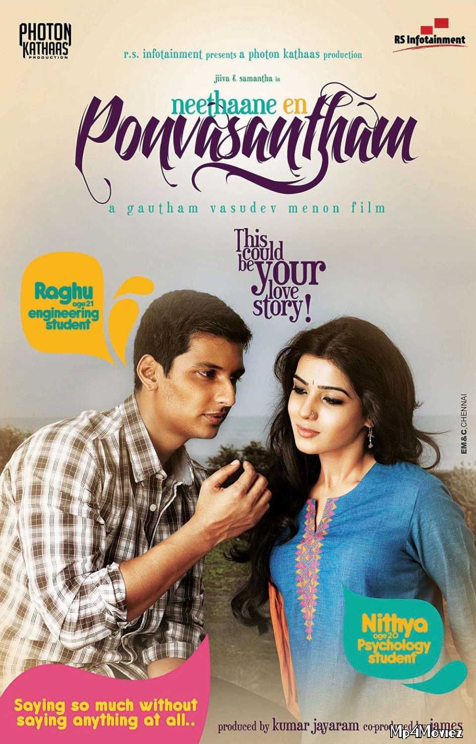 Neethaane En Ponvasantham (2012) UNCUT Hindi Dubbed HDRip download full movie